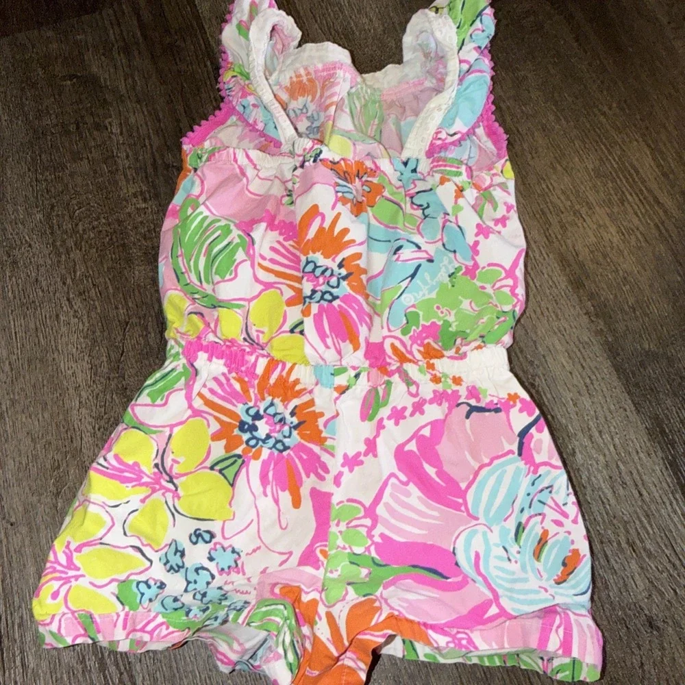 Lilly Pulitzer for Target Floral Romper Girls Size 5t